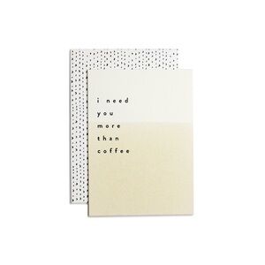 “More Than Coffee” Card – Hand Painted